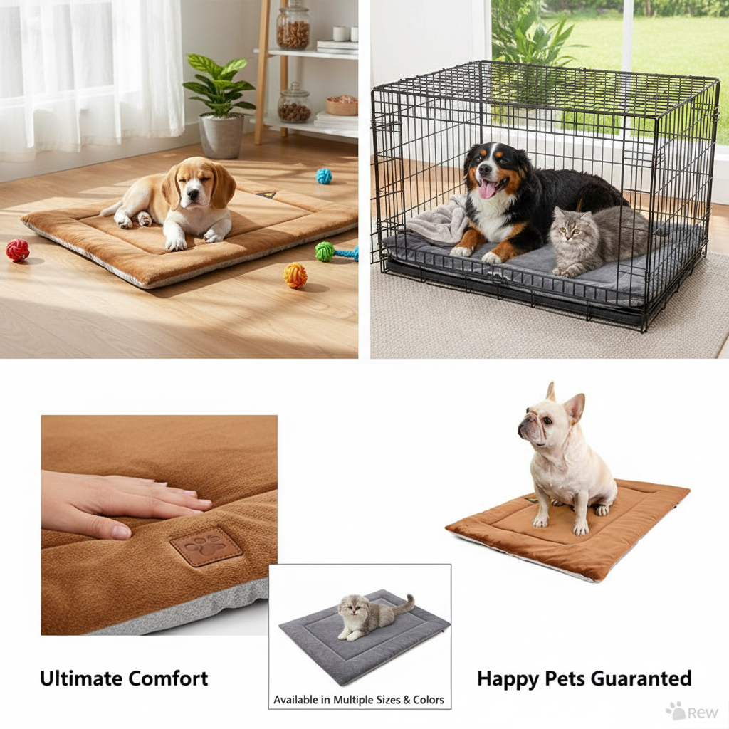 ToastyTails™ Cozy Bed - Self-Heating Dog Mat